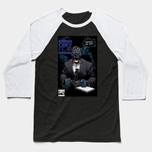 Alex Jones Alien agenda Baseball T-Shirt